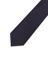6-cm silk blade tie with DG logo embroidery - | Dolce & Gabbana
