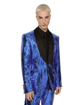 6-cm silk blade tie with DG logo embroidery - | Dolce & Gabbana