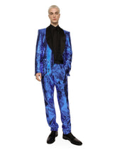 6-cm silk blade tie with DG logo embroidery - | Dolce & Gabbana