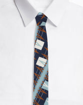 Printed silk crepe tie - | Dolce & Gabbana