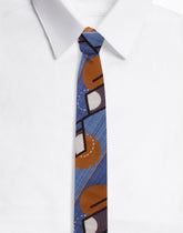 Printed silk crepe tie - | Dolce & Gabbana