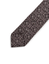 Tie-print silk jacquard blade tie (6 cm) - | Dolce & Gabbana