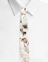 Floral-print poplin tie - | Dolce & Gabbana