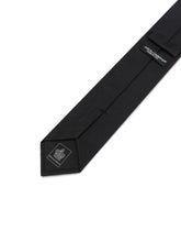 6-cm silk blade tie with metal DG logo - | Dolce & Gabbana