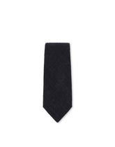 Cotton tie with DG logo - | Dolce & Gabbana
