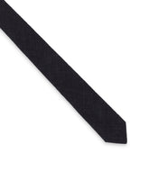 Cotton tie with DG logo - | Dolce & Gabbana