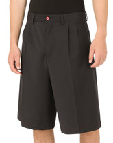 Stretch wool shorts - | Dolce & Gabbana