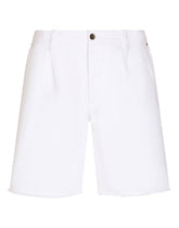 White denim shorts - | Dolce & Gabbana