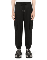 Stretch wool cargo pants - | Dolce & Gabbana