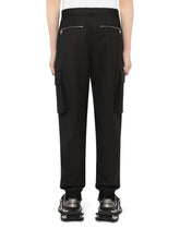 Stretch wool cargo pants - | Dolce & Gabbana