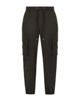 Stretch wool cargo pants - | Dolce & Gabbana