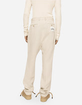 Tailored linen pants - | Dolce & Gabbana