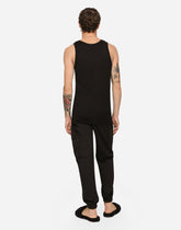 Garment-dyed cotton cargo pants - | Dolce & Gabbana