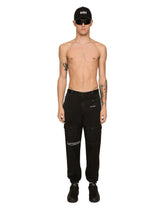Garment-dyed cargo pants with multiple pockets DGVIB3 - | Dolce & Gabbana