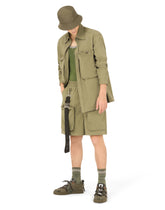 Cotton cargo shorts - | Dolce & Gabbana