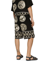Crêpe de chine Bermuda jogging pants - | Dolce & Gabbana