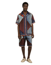 Printed silk jogging shorts - | Dolce & Gabbana