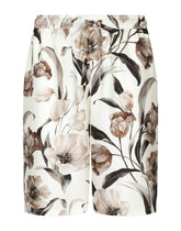 Floral-print silk jogging shorts - | Dolce & Gabbana