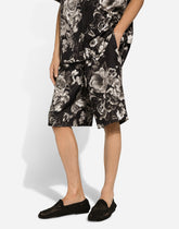 Floral-print silk vanity shorts - | Dolce & Gabbana