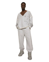 Printed jogging pants with small abrasions - | Dolce & Gabbana