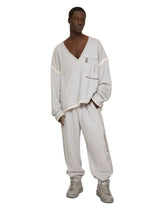 Printed jogging pants with small abrasions - | Dolce & Gabbana