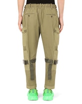 Cotton cargo pants with laces - | Dolce & Gabbana