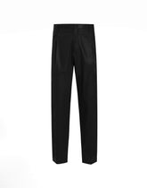 Cotton pants with double darts - | Dolce & Gabbana