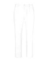 Cotton gabardine lambretta-fit pants - | Dolce & Gabbana