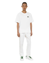 Cotton gabardine lambretta-fit pants - | Dolce & Gabbana