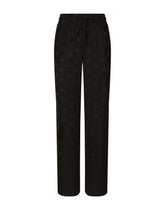 Jacquard jogging pants with DG logo - | Dolce & Gabbana