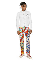 Carretto-print poplin pants - | Dolce & Gabbana