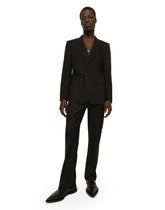 Stretch wool pants - | Dolce & Gabbana