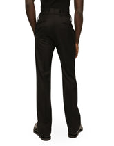 Stretch wool pants - | Dolce & Gabbana