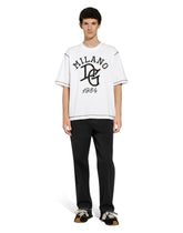 Garment-dyed cotton pants - | Dolce & Gabbana