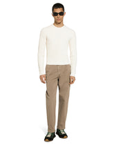 Garment-dyed cotton pants - | Dolce & Gabbana