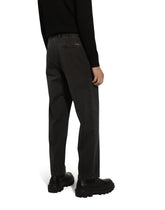 Garment-dyed cotton pants - | Dolce & Gabbana