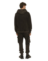 Washed jersey cargo pants with logo - | Dolce & Gabbana