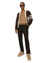 Stretch wool pants with Re-Edition label - | Dolce & Gabbana