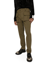 Stretch gabardine pants - | Dolce & Gabbana