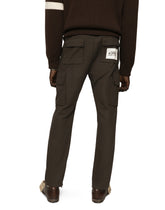 Cotton twill cargo biker pants - | Dolce & Gabbana