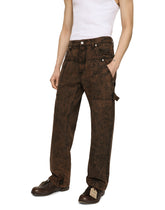 Overdyed denim worker jeans - | Dolce & Gabbana