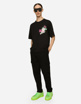 Stretch technical jersey cargo pants - | Dolce & Gabbana