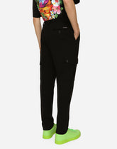 Stretch technical jersey cargo pants - | Dolce & Gabbana