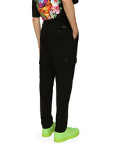 Stretch technical jersey cargo pants - | Dolce & Gabbana