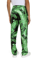 Banana-tree-print silk pajama pants - | Dolce & Gabbana