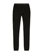Lace pants with mikado details - | Dolce & Gabbana