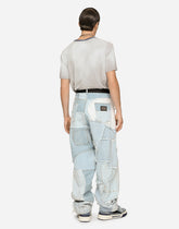 Straight-leg patchwork denim jeans - | Dolce & Gabbana