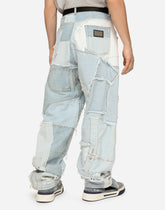 Straight-leg patchwork denim jeans - | Dolce & Gabbana