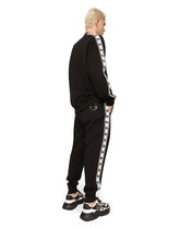 Jersey jogging pants with branded bands - | Dolce & Gabbana