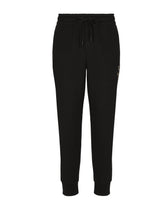 Jersey jogging pants with embroidery - | Dolce & Gabbana
